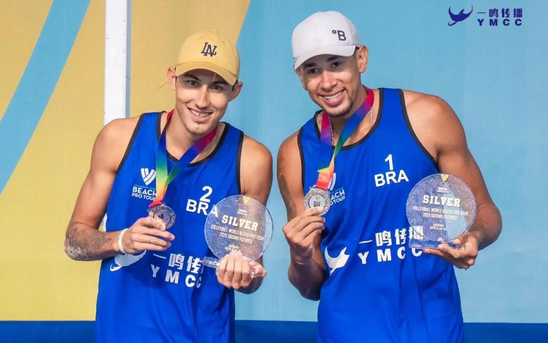 Manaus e Vilsomar voltam ao pódio em etapa do Circuito Mundial de Vôlei de Praia