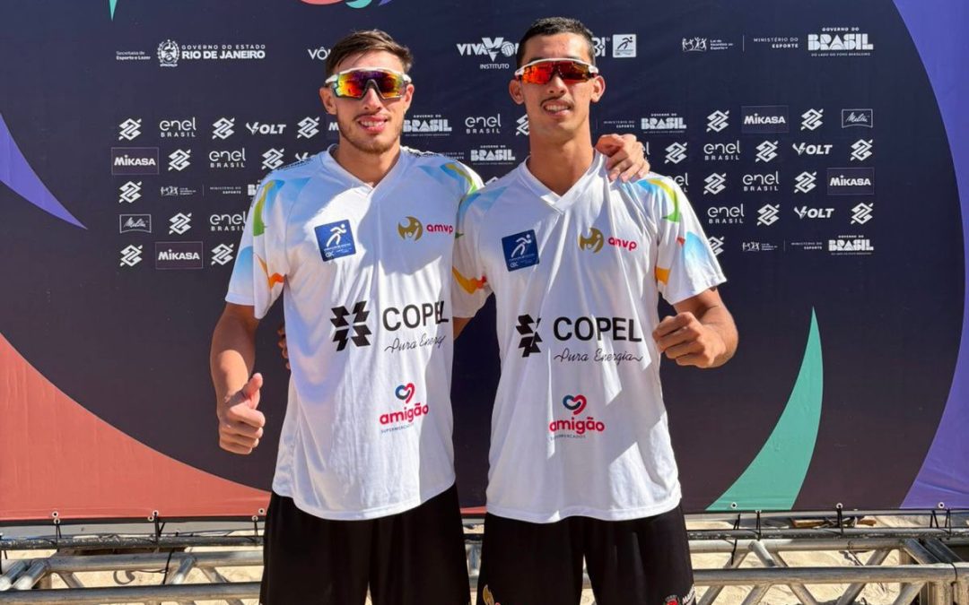 Três duplas da AMVP representam o vôlei de praia na etapa Sub-21 do Brasileiro