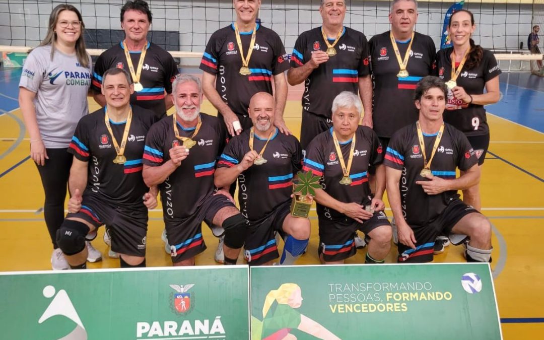 AMVP representa Maringá e conquista ótimos resultados no vôlei nos Jogos Abertos Paraná Master 2025