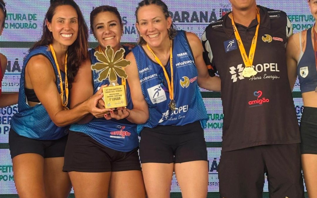 AMVP celebra conquista nos Jogos Abertos do Paraná