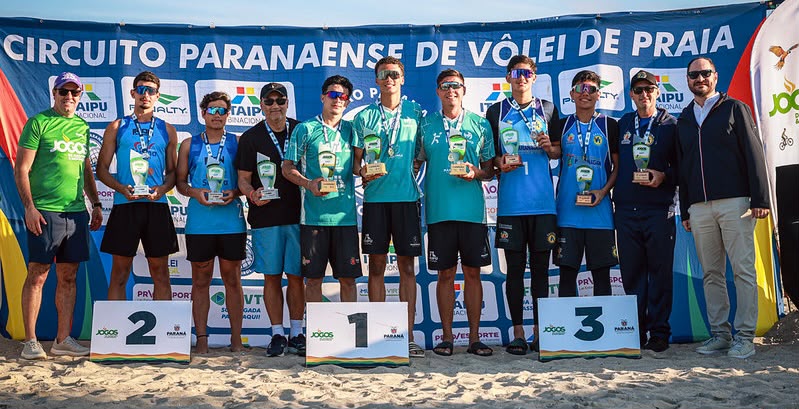 AMVP conquista título Sub-21 e vice-campeonato adulto na 4ª Etapa do Circuito Paranaense de Vôlei de Praia